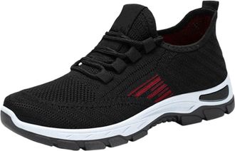 Generic Womens Wide Fit Walking Shoes Womens Lightweight Plantar Fasciitis Sneakers Womens Summer New Comfortable Mesh Breathable Fly Weave Soft Sole Sports C