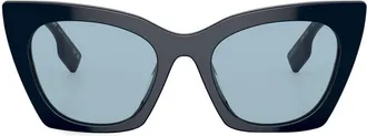 Burberry Sunglasses Marianne cat-eye frame sunglasses - women - Acetate - 52 - Blue