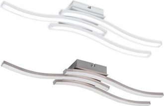 Reality Reality Leuchten - Plaf&oacute;n Moderno Led Rods 4000k Route Nickel Trio Lighting