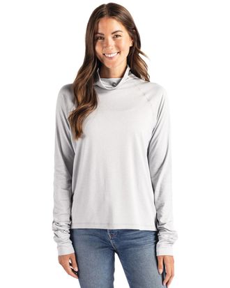 Cutter & Buck Coastline Epic Comfort Recycled Womens Funnel Neck