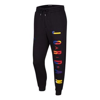 Nike Jordan Air Jordan Sport Dna Slim Fit Bundle Feet Athleisure Casual Sports Pants Black DA6720-010