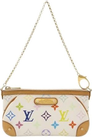 Louis Vuitton Pre-owned Pochette Mira Monogram Accessory Pouch - Dames - Vintage Mini Tas - Veelkleurig - ONE Size - Vintage