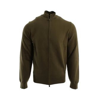 HUGO BOSS Palano-L Vest - Heren - Vesten - Groen - XL - Katoen - Truien & Vesten