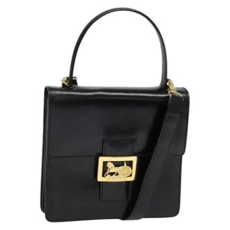 Celine Pre-owned Vintage Handtas - Dames - Vintage Handtas - Zwart - ONE Size - Leer - Vintage