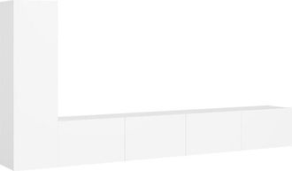 vidaXL Vidaxl - 3 Piece tv Cabinet Set White Engineered Wood