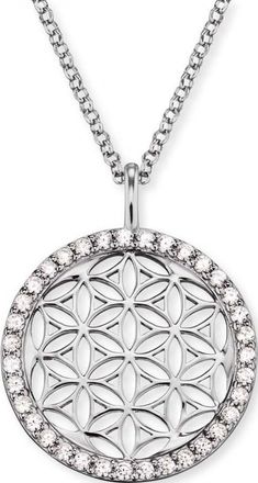 Engelsrufer Womens ERN-LILLIFL-ZI Ladies Flower of Life Necklace Silver Sterling - One Size