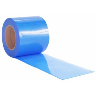vidaXL Vidaxl - Tira De Cortina Para Puertas Pvc Azul 200x1,6 Mm 25 M