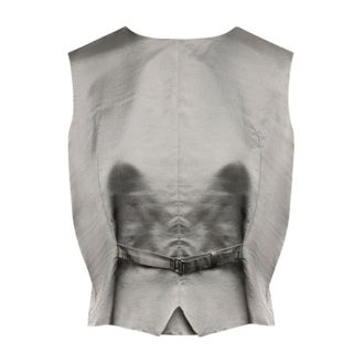 Maison Margiela Mujer, Camisetas, Gris, Talla: M