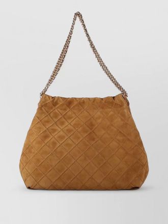 Tory Burch fleming suede shoulder bag