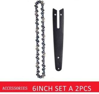 OEM Pieza De Cadena De 6 Pulgadas, 1 Juego De Gu&iacute;as Para Mini Sierra El&eacute;ctrica, Accesorios Duraderos Para Motosierra