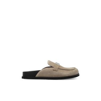 Tory Burch Leelee Schoenen - Dames - Slip ons - Beige - 40 EU - Leer - Schoenen