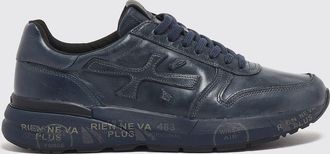 Premiata Sneakers Mick in pelle di vitello con logo tono su tono