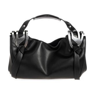 Diesel Handbags, unisex, Black, Size: ONE SIZE Knot-D Tophandle S