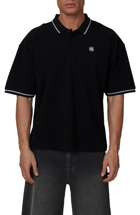 Good For Nothing Oversized Polo in Black at Nordstrom, Size Xx-Large