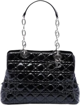 Dior Pre-owned Lady Soft Shopping Tote - Pre-owned - Mujer - Negro - ONE SIZE