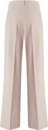 Pinko Womens Trousers Paula Fluido Dove Grey Outer: Polyester