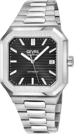 Gevril Group Grand Concourse Automatic Black Dial Mens Watch 41302B