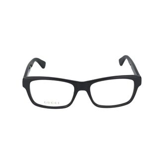 Gucci Glasses, male, Black, Size: 55 MM Gg0006On Rectangle Frame