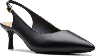 Clarks Adela Leather Slingback Pump