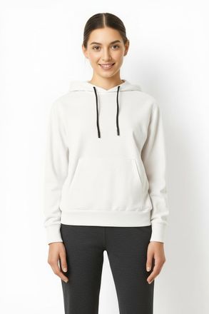 F.lli Campagnolo Kapuzenpullover CMP WOMAN SWEAT FIX HOOD, Damen, Gr. XL, ivory, Obermaterial: 70% Polyester, 25% Viskose, 5% Elasthan, Pullover Kapuzenpullover, aus P