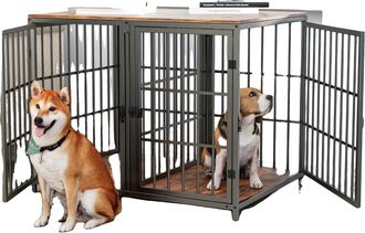 OEM Jaula Para Perros, Dise&ntilde;o Vers&aacute;til, Divisor Extra&iacute;ble, Roja