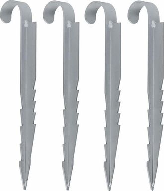 OEM Juego De 4 Clavijas Universales De Anclaje Al Suelo Para Trampol&iacute;n - Ganchos De Acero
