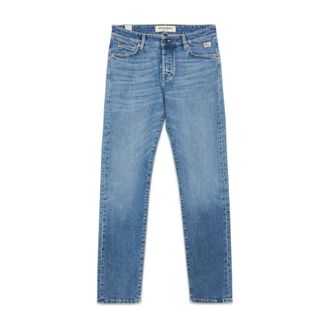 Roy Rogers Slim Fit Jeans, male, Blue, W34, New 529 MAN Jeans