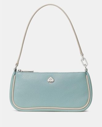 Kate Spade New York Womens Kayla Mini Bag - Blue Leather - One Size