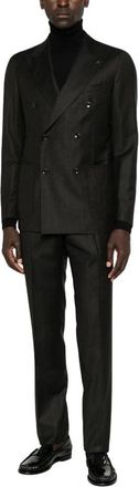 Tagliatore Double-Breasted Pak - Heren - Business pakken - Zwart - XL - Kostuums