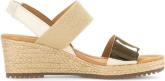 Gabor Womens 42.034 Wedge Heels In Off White