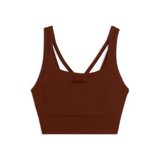 Freddy Top sportivo seamless supporto medio con inserti a costine