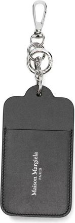 Maison Margiela Logo-print Leather Keyring