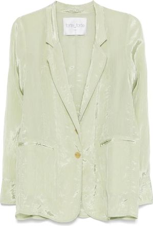 Forte_Forte Blazer con effetto stropicciato - Verde