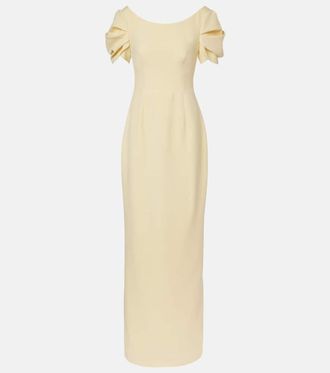 SAFiYAA Vestido de fiesta Vanna de crep&eacute; drapeado