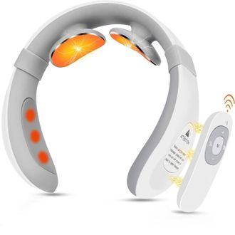 OEM Masajeador El&eacute;ctrico De Pulsos Para El Cuello, Con Calefacci&oacute;n, Port&aacute;til, Para Aliviar El Dolor En Hombres Y Mujeres