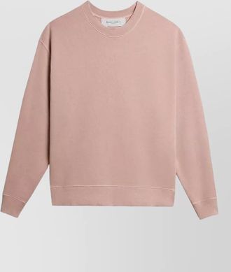 Golden Goose cotton crewneck sweatshirt embroidered detail ribbed edges