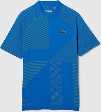 Lacoste Mens Seamless Tennis Polo Shirt in Blue - Size X-Small