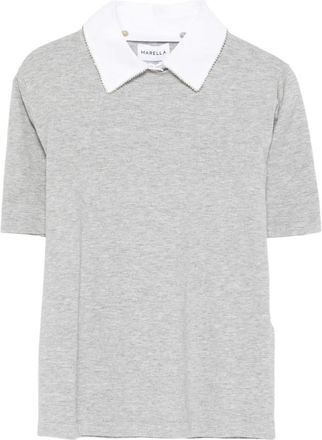 Marella Top con decorazione - Grigio