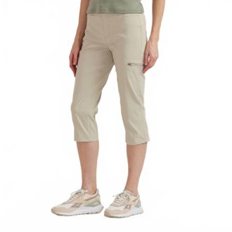 Eddie Bauer Guide Pro High Rise Capri Pants In Pumice