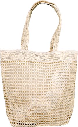 Capelli Strandtasche CAPELLI NEW YORK, Damen, Gr. B/H/T: 44cm, natural, Obermaterial: 100% Papier, Taschen Strandtasche
