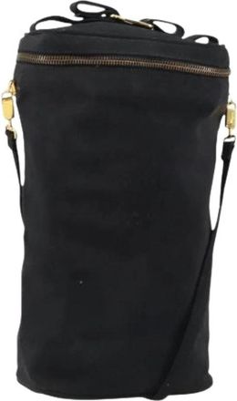 Ferragamo Pre-owned Nylon Bucket Bag - Dames - Vintage Tas - Zwart - ONE Size - Nylon - Vintage