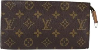 Louis Vuitton Pre-owned Clutches, female, Brown, Size: ONE SIZE Pre-owned Canvas pouches