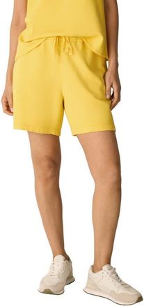Eileen Fisher Organic Cotton Drawstring Walking Shorts in Soleil at Nordstrom, Size Xx-Small