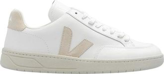 Veja Sneakers, male, White, Size: 10 US V-12 Leather sneakers