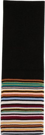 Paul Smith Signature Stripe wollen sjaal - Dames - Accessoires - Zwart - Maat: ONE Size Wol