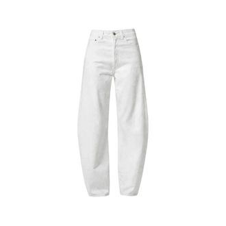 A Gold E Luna Pieced Jean - Dames - Jeans - Wit - Maat: W24 Katoen