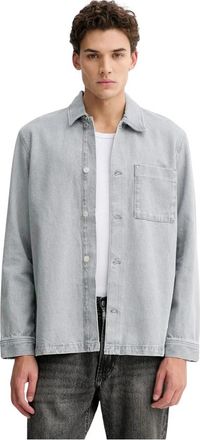 Marc O'Polo Denim Overshirt - Heren - Spijkeroverhemden - Grijs - L - Denim - Overhemden