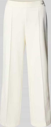 Cambio Cambio Straight Fit Stoffhose mit Ziernaht Modell Cameron in Offwhite, Gr&ouml;&szlig;e 32