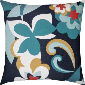 Elaine Smith Floral Impact Jacquard Indoor & Outdoor Woven Accent Pillow in Multi at Nordstrom, Size 22X22