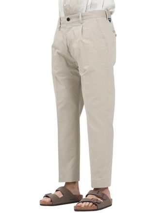 Golden Craft 1957 Beige Stretch Cotton Pants